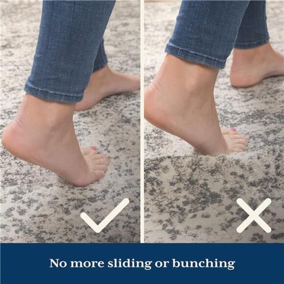 Non Slip Rug Pad Gripper 8 x10 Feet Extra Thick Pads for Any Hard Surface Floors - Picture 4 of 6